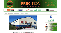 Desktop Screenshot of precisionsmallengines.net